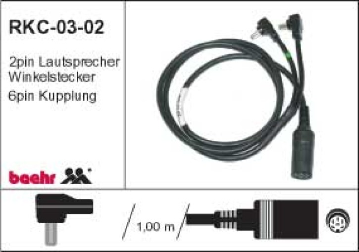 KT-RKC-0302 Radiokabel-Carstereo an Universalschnittstelle