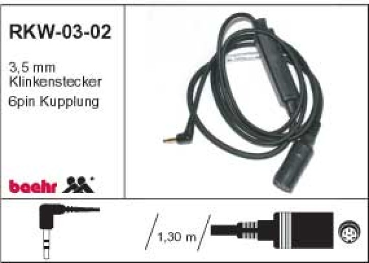 KT-RKW-0302 Radiokabel Walkmann an Universalschnittstelle gebraucht