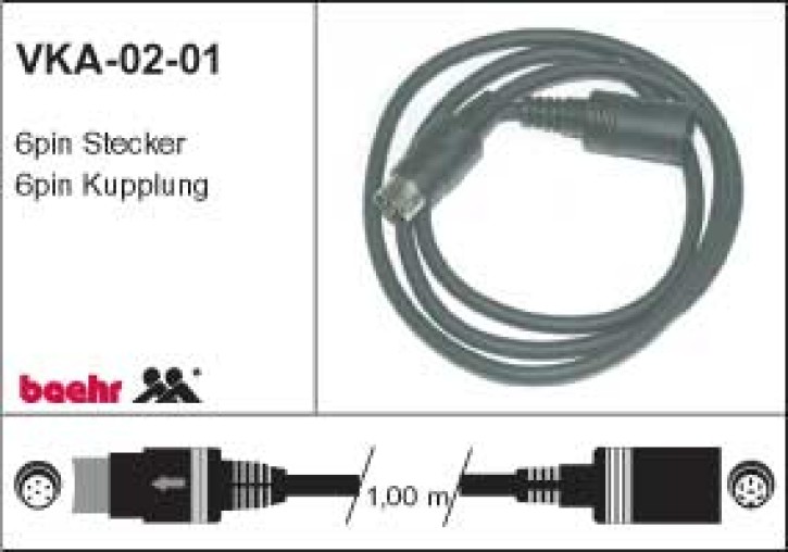 KT-VKA-02-01 Verlegekabel Universalschnittstelle  1m