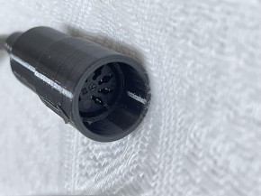 KT-VKL-0701 Verlegekabel Helmanschluss, 5p Stecker - 5p Kupplung, L=0,5m