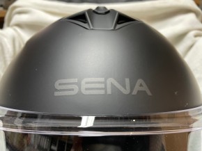 Sena OutRide, Motorrad Integralhelm mit Bluetooth-Intercom Gr. L