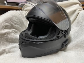 Sena OutRide, Motorrad Integralhelm mit Bluetooth-Intercom Gr. L