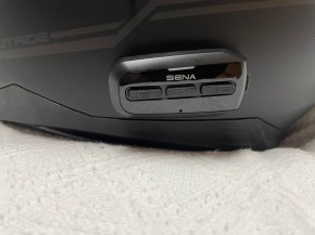 Sena OutRide, Motorrad Integralhelm mit Bluetooth-Intercom Gr. L