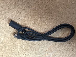 KT-VKL-0702 Verlegekabel Helmanschluss, 5p Stecker - 5p Kupplung, L=1m gebr.