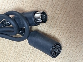 KT-VKL-0702 Verlegekabel Helmanschluss, 5p Stecker - 5p Kupplung, L=1m gebr.