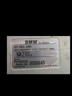 Clarion BMW Radio PU-9203 K1100LT #0006645